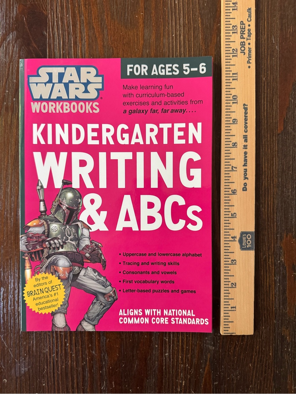 Star Wars Kindergarten workbooks pencils NWOT phonics writing abc learning kids - Picture 11 of 15